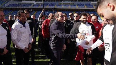  النشرة الرياضية.. كلمة صلاح للرئيس والفراعنة يتدربون بمصر الدولية