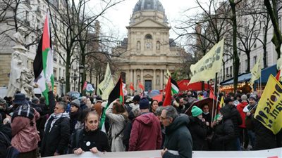 مسيرات في عدة مدن فرنسية دعما للشعب الفلسطيني