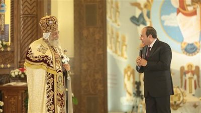 الرئيس السيسي عن البابا تواضروس: له مواقف لا يصنعها إلا رجال مخلصون يحبون بلادهم وحريصون عليها