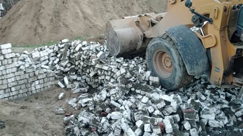 إزالة 19 حالة تعد