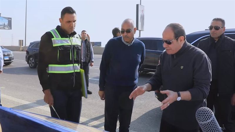 تفقد الرئيس السيسي