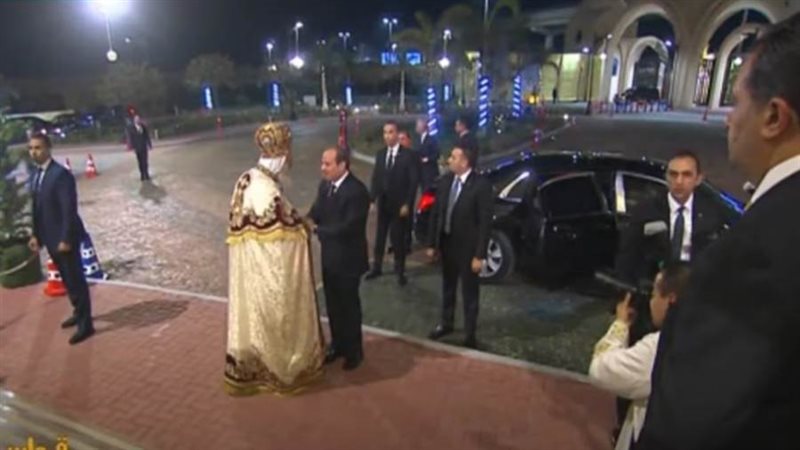 الرئيس السيسي يصل