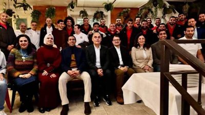 السفير المصري بالدنمارك يستضيف بعثة المنتخب الوطني لكرة اليد