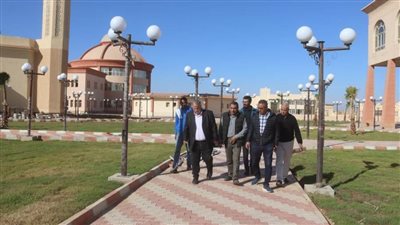 رئيس جهاز العاشر من رمضان يتفقد مشروع نادي المحور الشرقي 