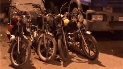 سقوط لص الدراجات النارية بسوهاج 
