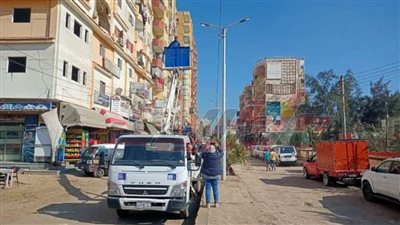 رفع كفاءة منظومة الإنارة بمراكز ومدن كفر الشيخ