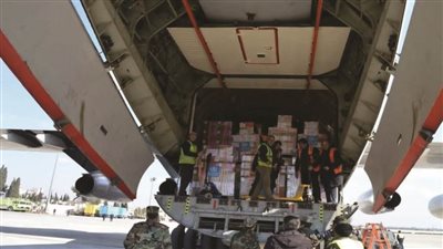 عاجل .. طائرة مساعدات سعودية للفلسطينيين بغزة تصل إلى العريش بشمال سيناء