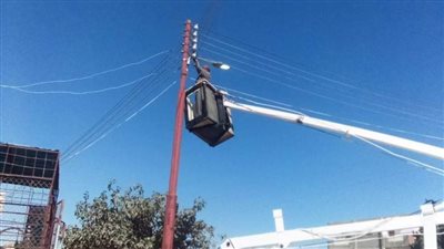 حملات مكثفة للنظافة وتمهيد الطرق ودعم منظومة الإنارة بمراكز المنيا 