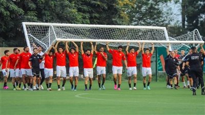 منتخب مصر يواصل تدريباته استعدادا لمواجهة موزمبيق بكأس الأمم الأفريقية 