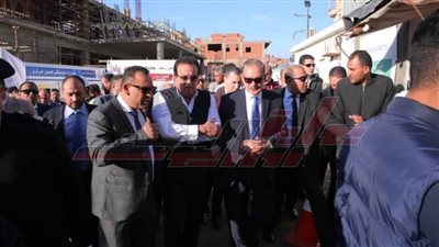وزير الصحة ومحافظ كفر الشيخ يتفقدان إنشاء مستشفى الحامول المركزي 