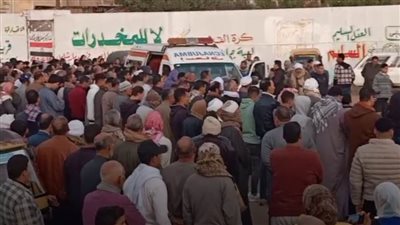 3 نعوش في جنازة واحدة.. تشييع جنازة سيدة ونجليها تخلص منهم الأب في الدقهلية 