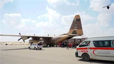 مطار العريش يستقبل طائرة تركية على متنها 46 طنًا من المساعدات لقطاع غزة