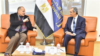 محافظ أسيوط يستقبل وزير الاتصالات وتكنولوجيا المعلومات لتفقد وافتتاح بعض المشروعات