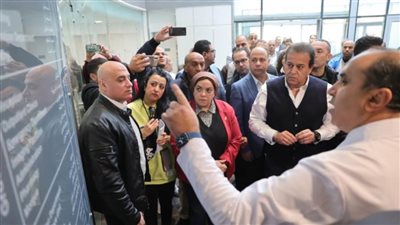 وزير الصحة في مركز أورام كفر الشيخ الجديد