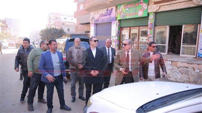 محافظ كفر الشيخ يقود حملة لإزالة الإشغالات بمسير 