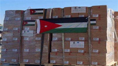 الجيش الأردني يرسل قافلة مساعدات إغاثية وإنسانية إلى قطاع غزة