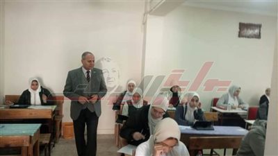 متابعة مستمرة لامتحانات النقل بالمرحلة الثانوية بكفر الشيخ