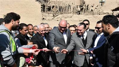 افتتاح مشروع الصرف الصحي لقرى الأشراف البحرية بقنا بتكلفة 215 مليون جنيه