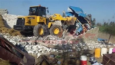 تنفيذ 4 قرارات علي الأراضي الزراعية ببيلا في كفر الشيخ