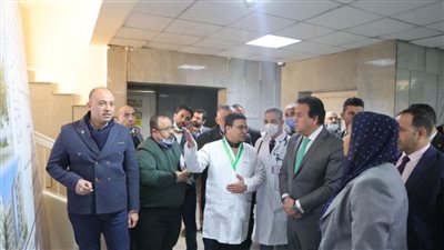 وزير الصحة يتفقد أعمال التطوير بمستشفى صدر إمبابة
