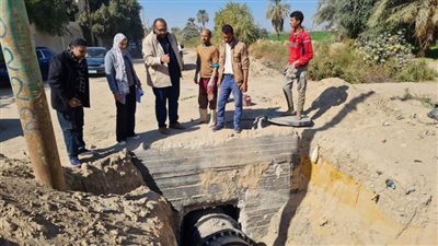 رئيسا مياه الشرب والهيئة القومية بسوهاج يتفقدان محطة معالجة الصرف الصحي بسوهاج 