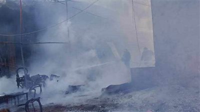 السيطرة على حريق شب في كافتيريا بالدقهلية 