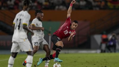 مصطفى محمد يحرز هدف تعادل منتخب مصر في مرمى غانا