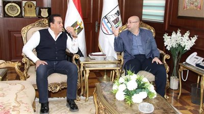 وزير الصحة يتفقد مستشفى التأمين الصحي والتخصصي ببني سويف 