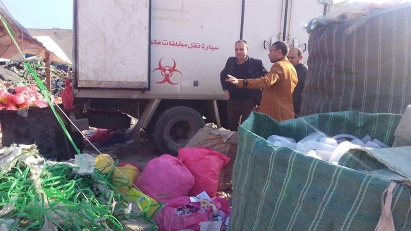 ضبط مخلفات طبية خطرة
