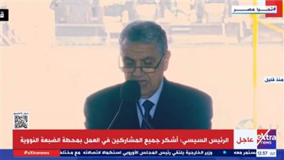 عاجل .. وزير الكهرباء: مصر تنتقل لمرحلة جديدة عبر بناء المفاعلات النووية 