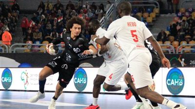 تفوق منتخب رجال اليد على أنجولا بالشوط الأول بالدور ربع نهائي إفريقيا