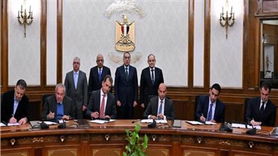 مدبولي يشهد توقيع 5 اتفاقيات إطارية للشراكة بين 