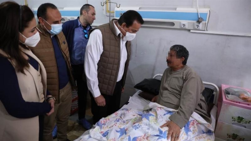 وزير الصحة بمستشفى
