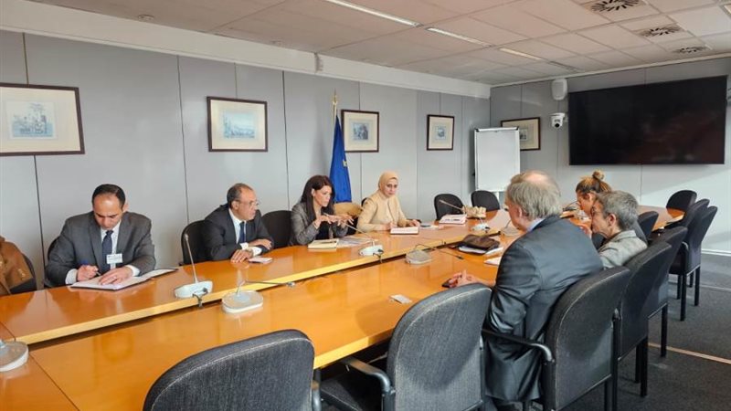 جانب من لقاء الوزيرة