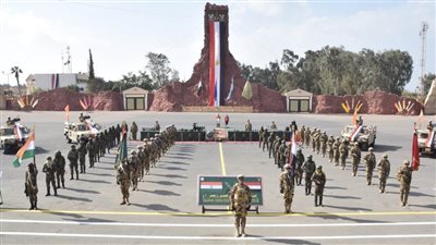 انطلاق فعاليات التدريب المشترك المصري الهندى 