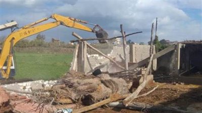 انطلاق الموجة الـ 22 لإزالة التعديات على أملاك الدولة بدمياط