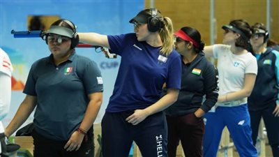 اليوم.. صراع قوى في منافسات ١٠أمتار بندقية ضغط هواء ببطولة العالم للرماية