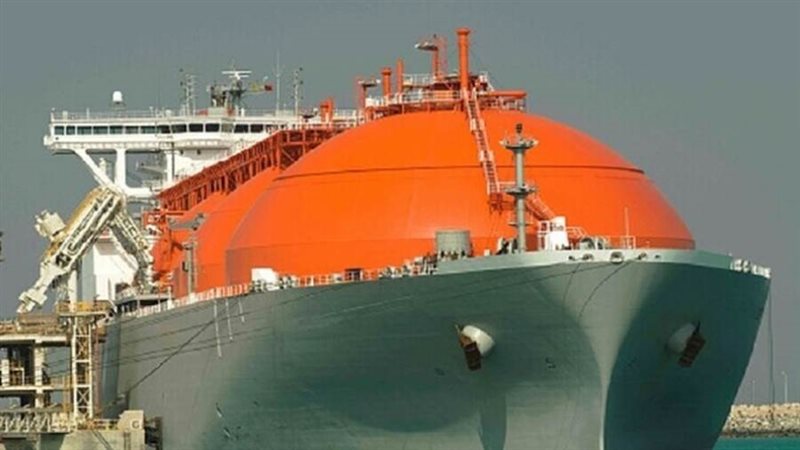 شحنة من الغاز المسال