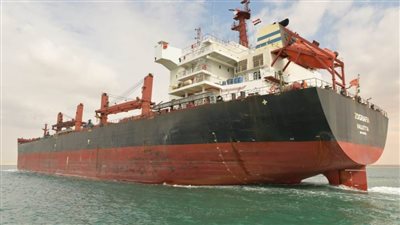 ربيع: انتهاء أعمال إصلاح بدن سفينة الصب الجاف اليونانية ZOGRAFIA بترسانة السويس