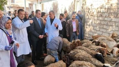 الزراعة تنظم قافلة الخير البيطرية المجانية الثامنة بالدقهلية