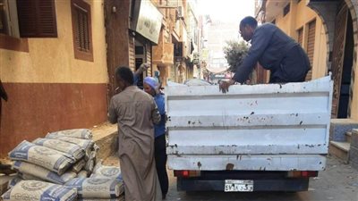 بني سويف تتصدى للبناء المخالف وتصادر آلاف أطنان الأسمنت والحديد