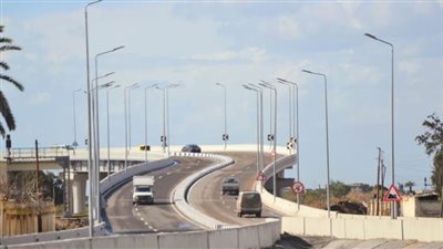 بدء التشغيل التجريبي لكوبري مزلقان أبوحمص الجديد بالبحيرة