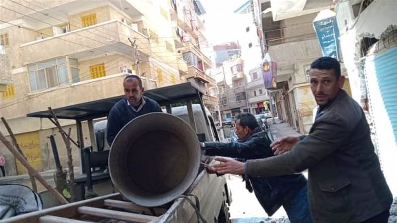 مصادرة مكبرات الصوت