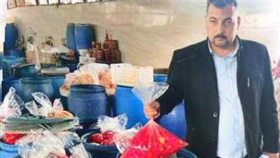 ضبط 2500 كيلو مخلل مجهول المصدر بحملة مكبرة في بنها