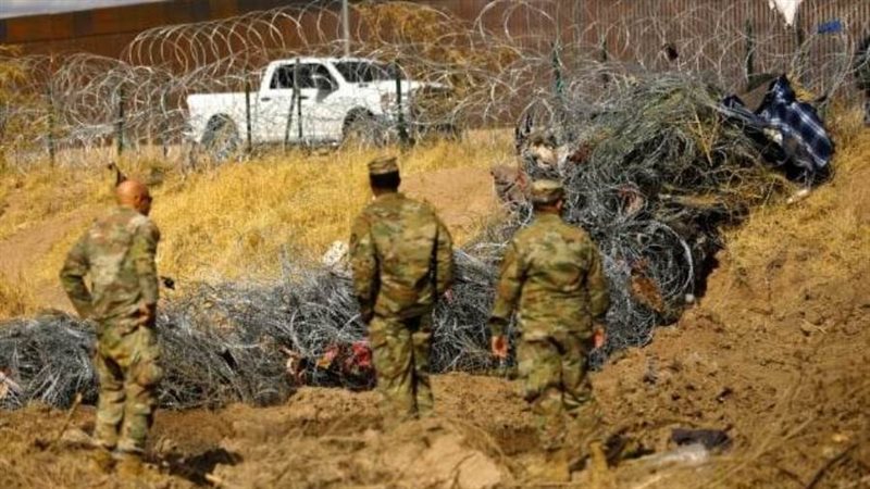 قوات تكساس تؤمن الحدود