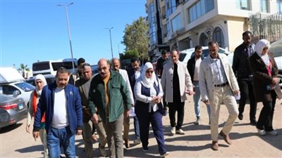 محافظ أسوان يشدد على خلق أماكن لانتظار السيارات ورفع كفاءة حديقة فريال