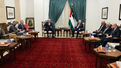 رئيس دولة فلسطين يلتقي مبعوث الأمين العام للأمم المتحدة لعملية السلام في الشرق الأوسط