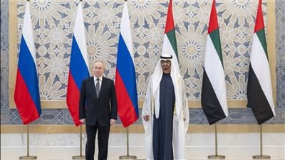 بوتين ومحمد بن زايد يبحثان المساعدات الإنسانية الإضافية لقطاع غزة