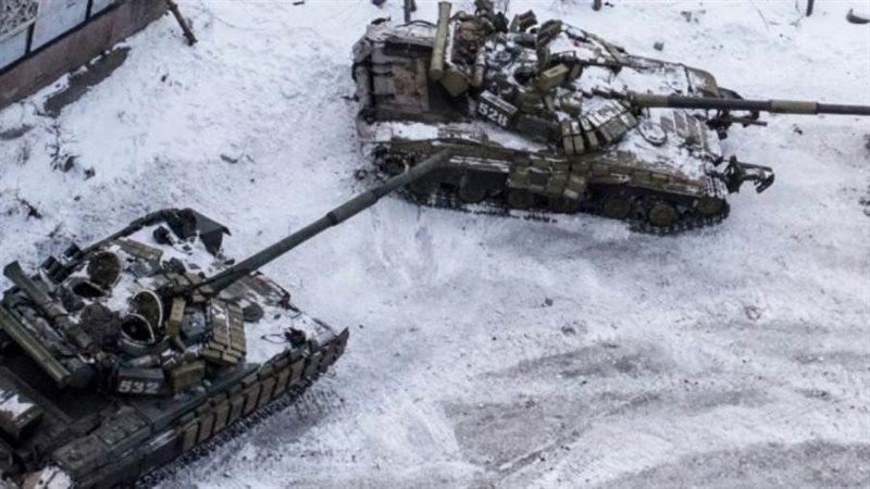 دبابات في أرض المعركة