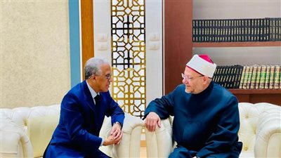 مفتي الجمهورية يستقبل سفير المملكة المغربية الجديد لدى القاهرة